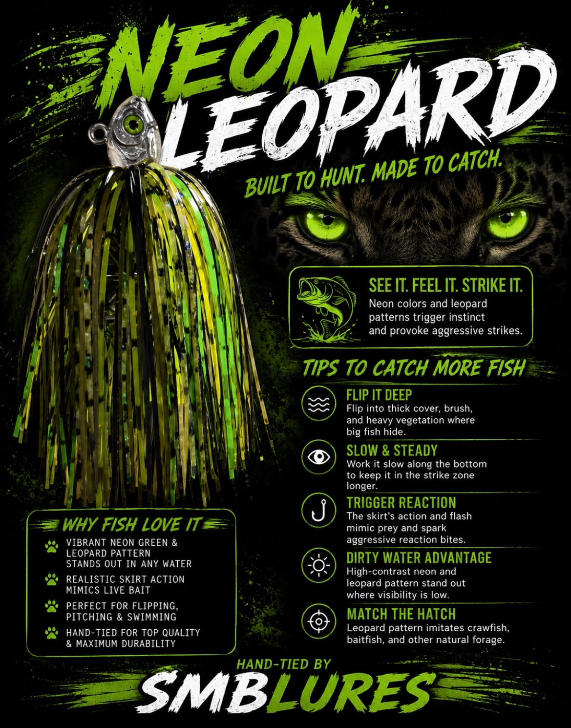 Neon leopard